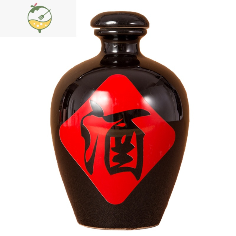 yicheng2斤3斤装景德镇陶瓷酒坛子家用密封酒罐空酒瓶藏酒坛存酒仿古
