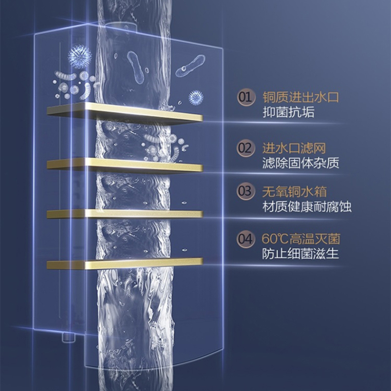 华帝(vatti)16升零冷水燃气热水器 全玻璃屏智能防冻 增压瀑布浴 天然气(升级WiFi智控)i12070-16