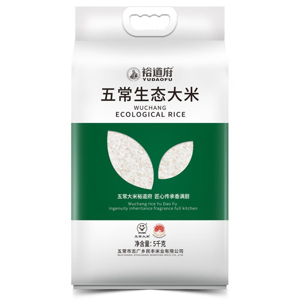 裕道府 大米东北大米核心产区新米 五常生态大米双层袋 5kg*1袋
