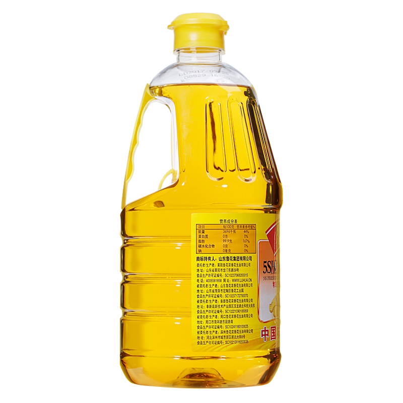 鲁花5S压榨一级花生油1.8L特级金标生抽酱油1L糯米白醋1L家庭炒菜组合装 食用油 粮油 礼品 家用炒菜 植物油 年货高清大图