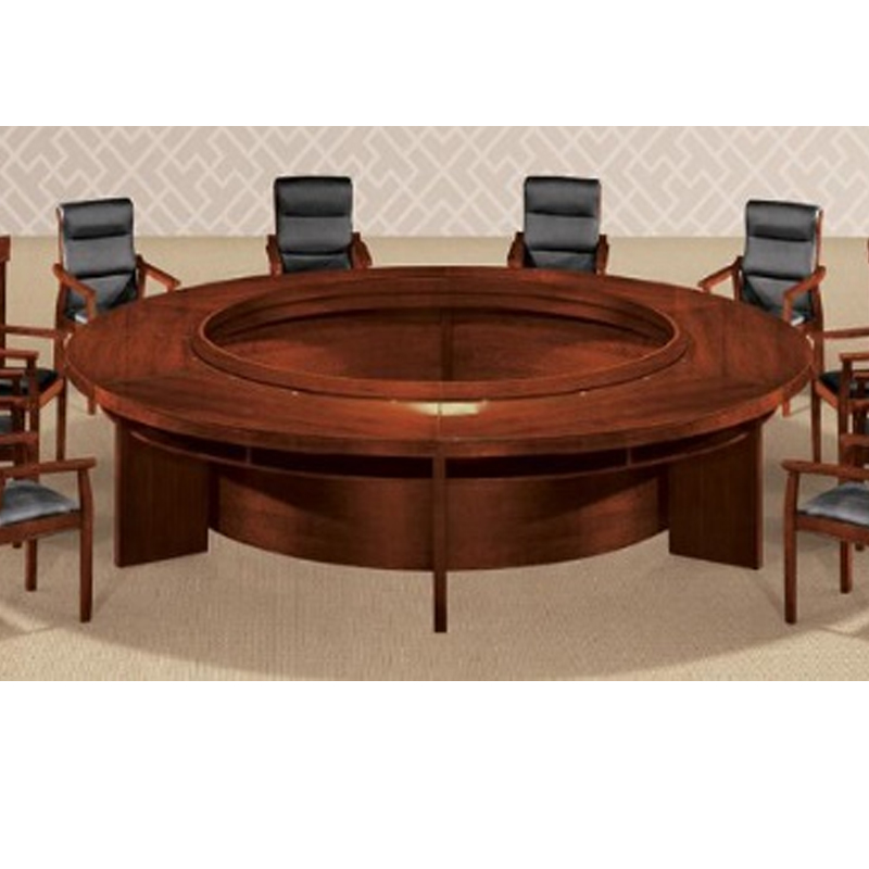 大央会议桌H-3133 直径3300*760H办公家具会议桌简约现代会议室洽谈桌高清大图