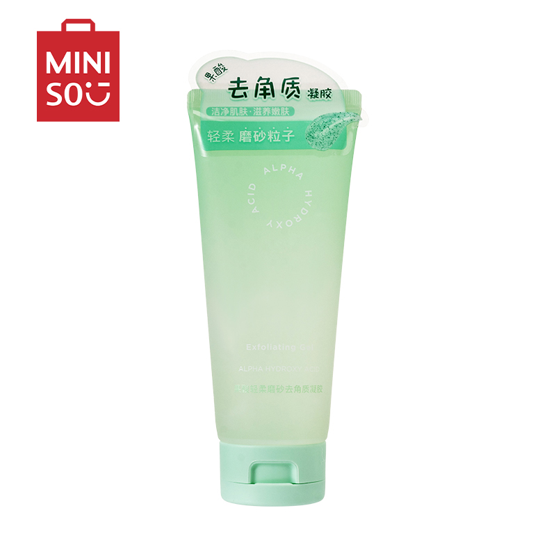 名创优品(miniso) 磨砂去角质凝胶死皮清洁毛孔脸部[果酸轻柔磨砂]高清大图