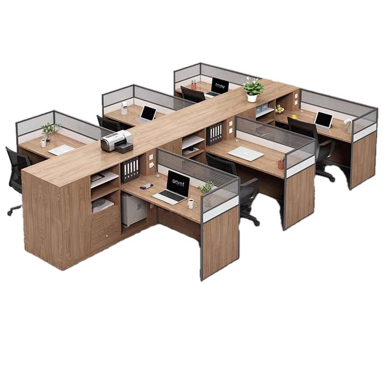 晨以橙 办公桌 六人工位 套