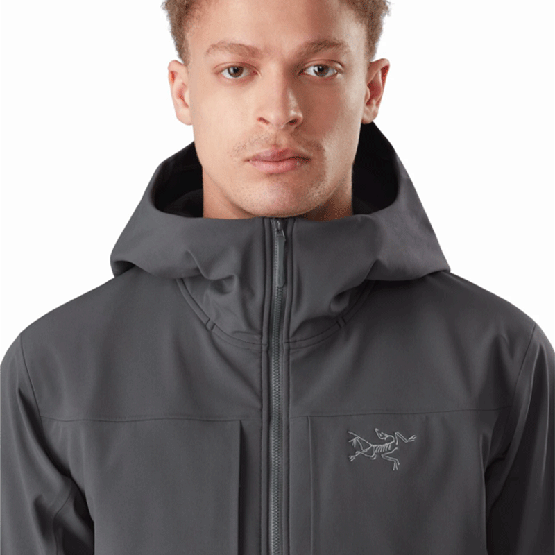 arcteryx始祖鸟男式夹克gammamxhoody男款防风保暖连帽软壳夹克外套