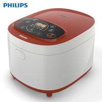 飞利浦（Philips）HD4532电饭煲 预约功能 底盘加热 黑晶内胆家 用多功能智能微电脑控制 4L大容量 花蕊红