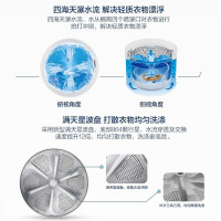 美的波轮全自动洗衣机 9公斤 直驱变频 双动力快净洗 银离子除菌 健康除螨洗 免清洗 MBS90T2WADY