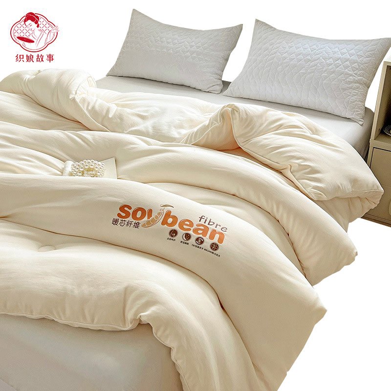 织娘故事 被子 提花大豆被 150*200cm4斤 张高清大图