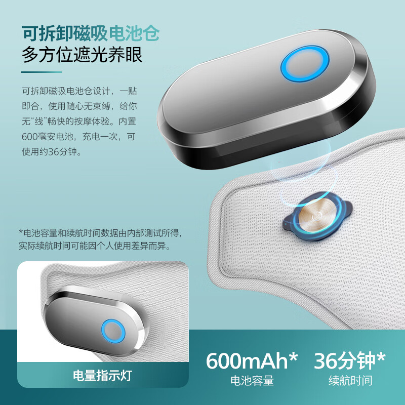 飞利浦智能肩颈按摩器高能磁疗款缓解颈椎疲劳便携设计高清大图