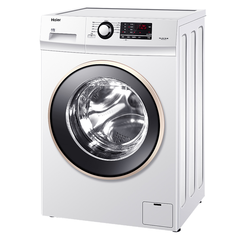 海尔(Haier)XQG90U1 9公斤 全自动洗衣机滚筒洗烘一体 变频 洗干一体机滚筒洗衣机 干衣机1级能效空气洗白色
