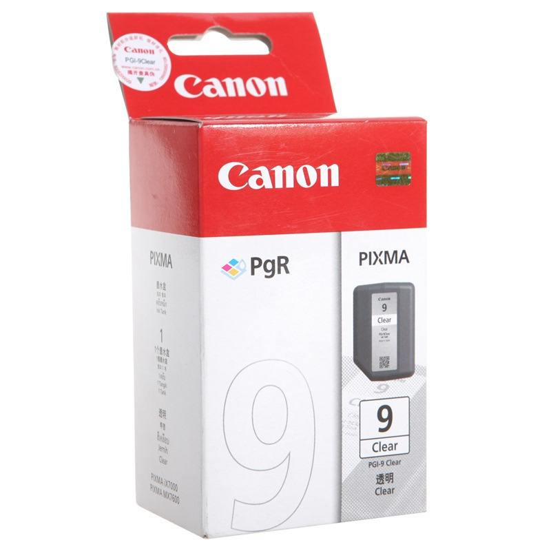 佳能(Canon) PGI-9CLEAR 墨盒 19ml (适用 iX7000/MX7600) (单位:件)