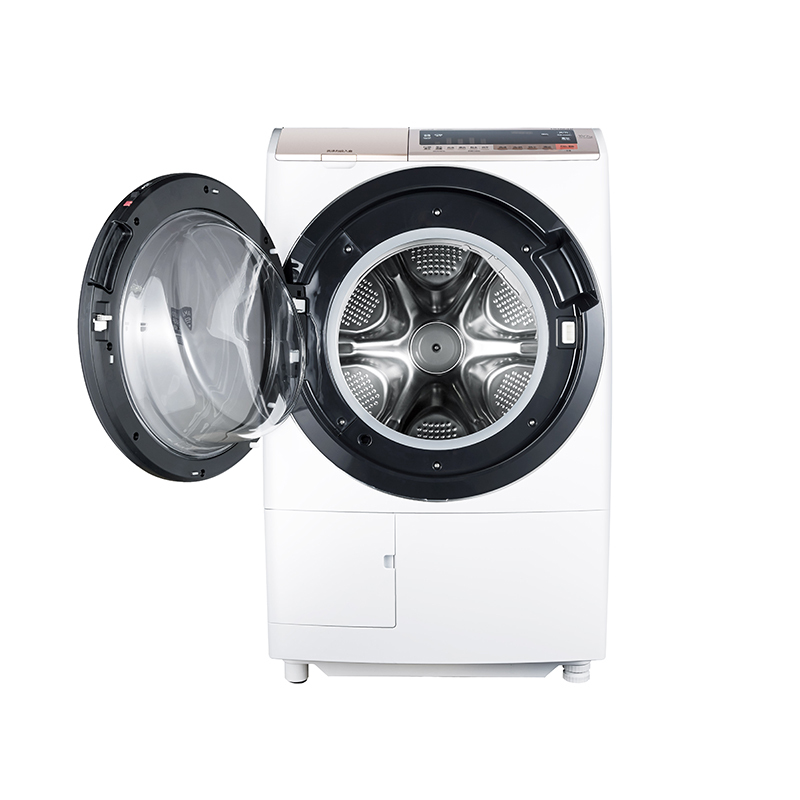 hitachi日立bdsv100kc日本原装进口洗烘一体直驱变频10kg洗衣机白色