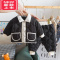 可莉允儿童棉服男孩冬装2022新款男童宝宝婴儿棉衣冬季套装轻薄家居服冬