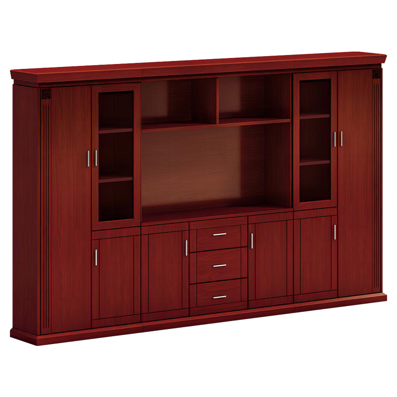 中豫鑫泽 ZYXZ4052435木质文件柜展示柜油漆贴木皮资料柜书柜 组合柜