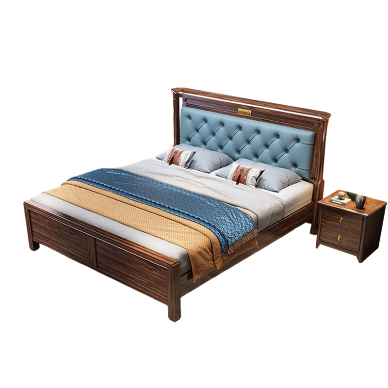 怡卓欧床+床头柜组合套高清大图