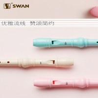 天鹅(Tian E)德式竖笛8孔6孔儿童小学生入门初学练习高音八孔六孔笛子乐器[6孔竖笛棕色+收纳袋+指法说明+清洁棒]