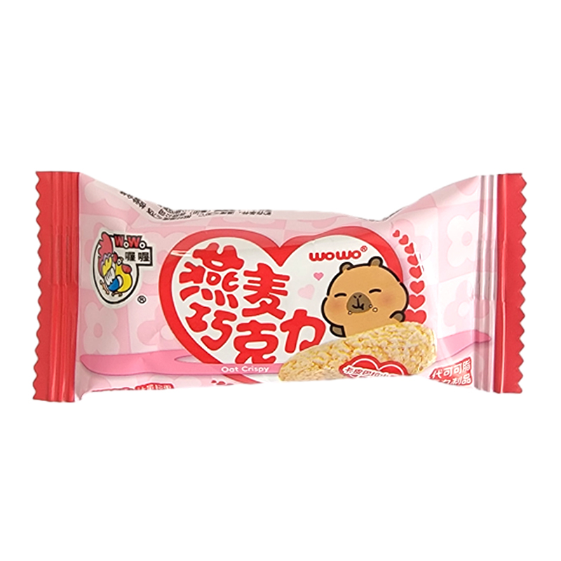 喔喔卡皮巴拉燕麦巧克力散装250g结婚喜糖零食品（代可可脂）高清大图