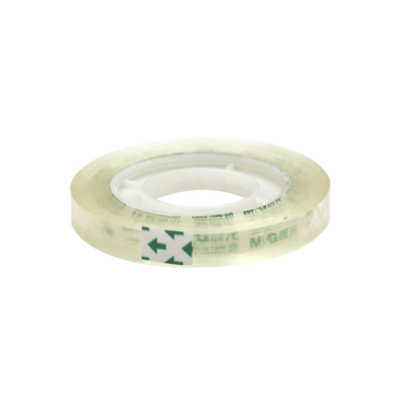 晨光(M&G) AJD97322高透明胶带小胶带易撕学生文具考试用办公用品18mm*18y 8卷/筒 5筒装