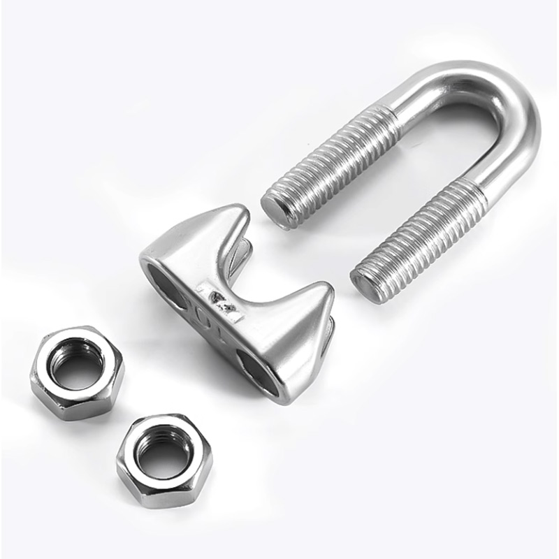 璐盐 不锈钢钢丝绳卡头夹头 M24 个高清大图