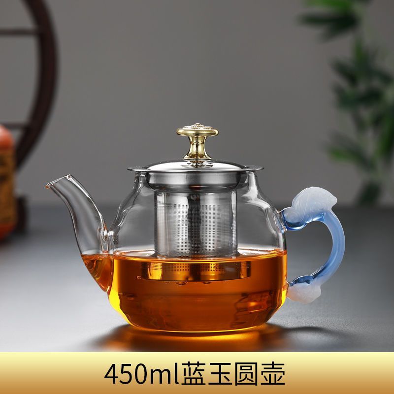 加厚耐热耐高温明火玻璃茶壶电陶炉不锈钢煮茶壶花茶壶