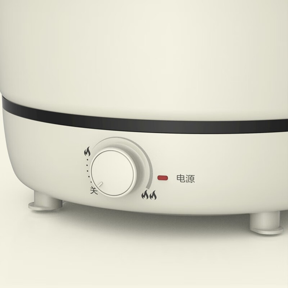 爱仕达(ASD)家用多功能分体火锅3L AH-Y12J405白色高清大图