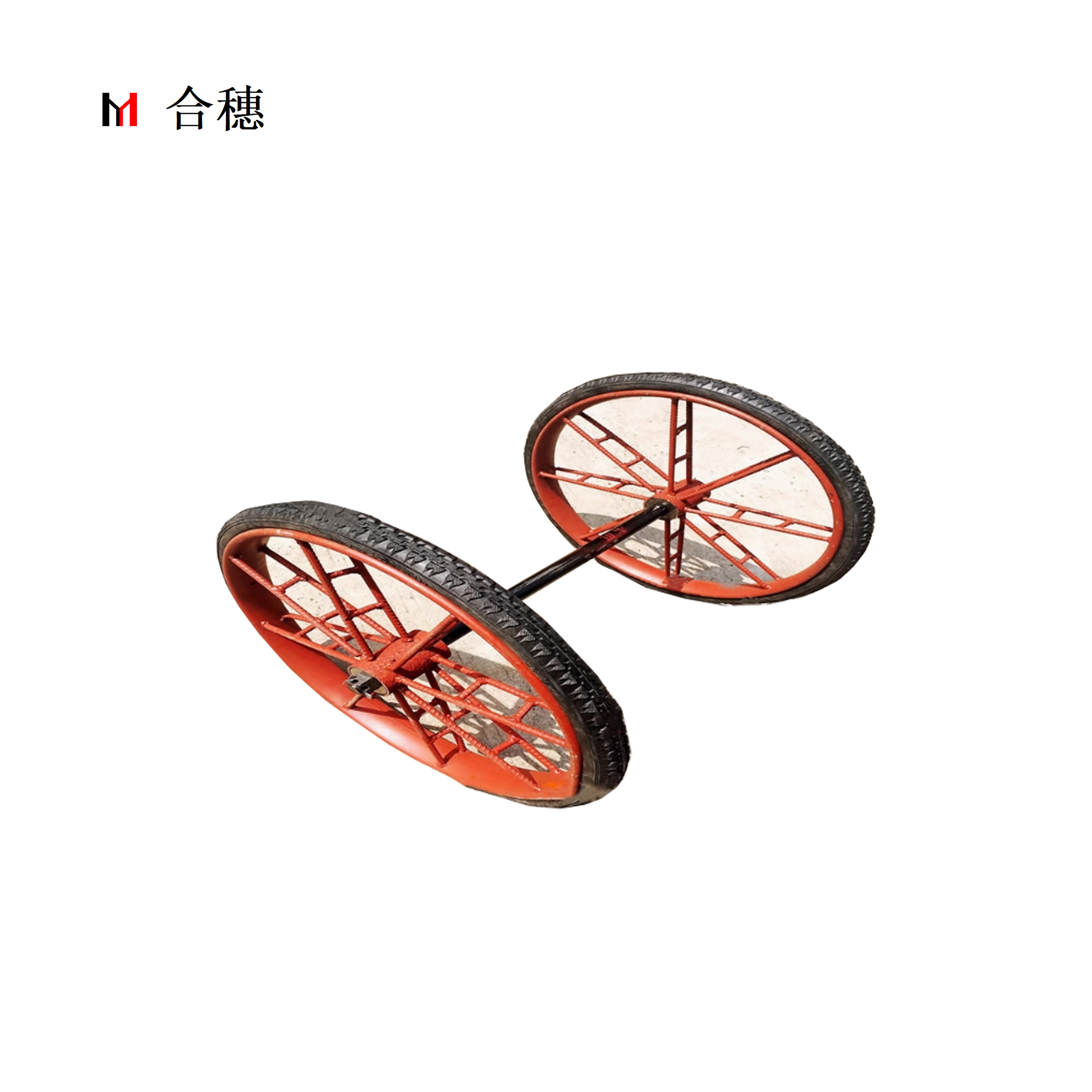 合穗斗车轮对带轮轴 HS-LD-001(65*4.5cm)一套高清大图