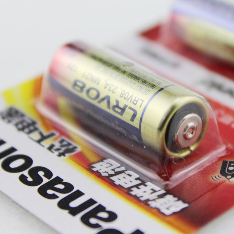 松下(Panasonic)碱性23A 12V干电池5粒 LRV08L/1B5C 适用于电子遥控器防盗卷帘门引闪器打火机
