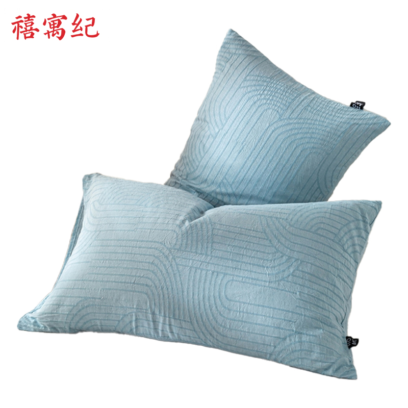 禧寓纪 枕套 浮光兰 48*74cm 个高清大图