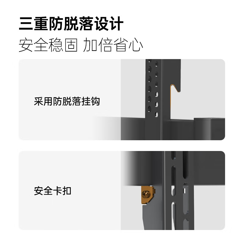 NB P200 移动电视支架60-100英寸电视落地推车视频会议电视支架可移动挂架鸿合希沃立式广告机架电视架子高清大图