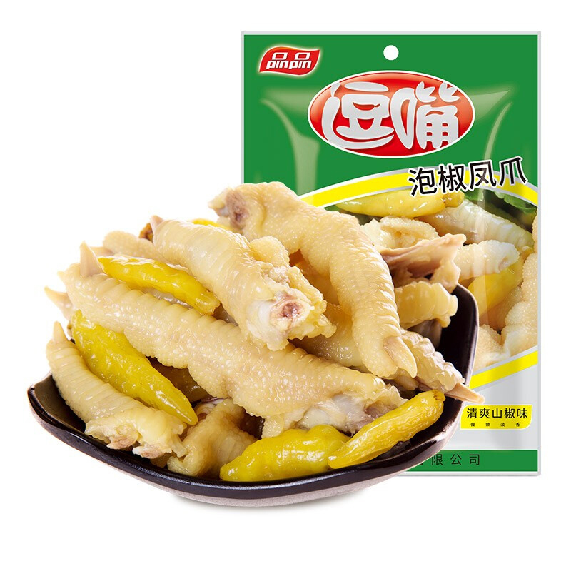 品品 逗嘴泡椒凤爪(清爽山椒味 ) 150g