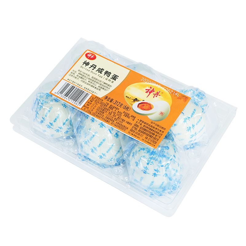 神丹熟金黄咸鸭蛋6枚