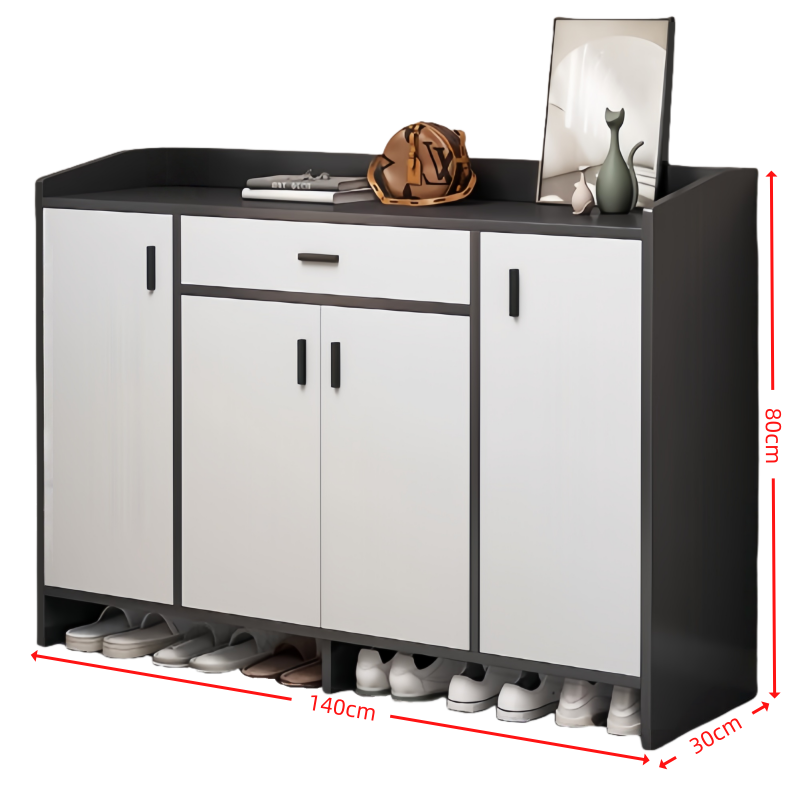 芙首泰鞋柜四门一抽1400*300*800mm个高清大图