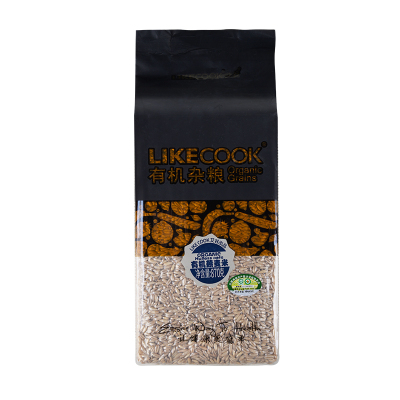 艾谷有机燕麦米870g*1新米燕麦仁五谷杂粮粗粮膳食早餐真空袋装