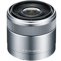 索尼(SONY) E 30mm f/3.5 索尼E卡口 49mm中焦定焦微距镜头 APS画幅 SEL30M35