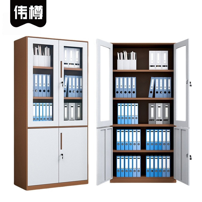 伟樽文件柜咖套白大器械900*400*1850mm台高清大图