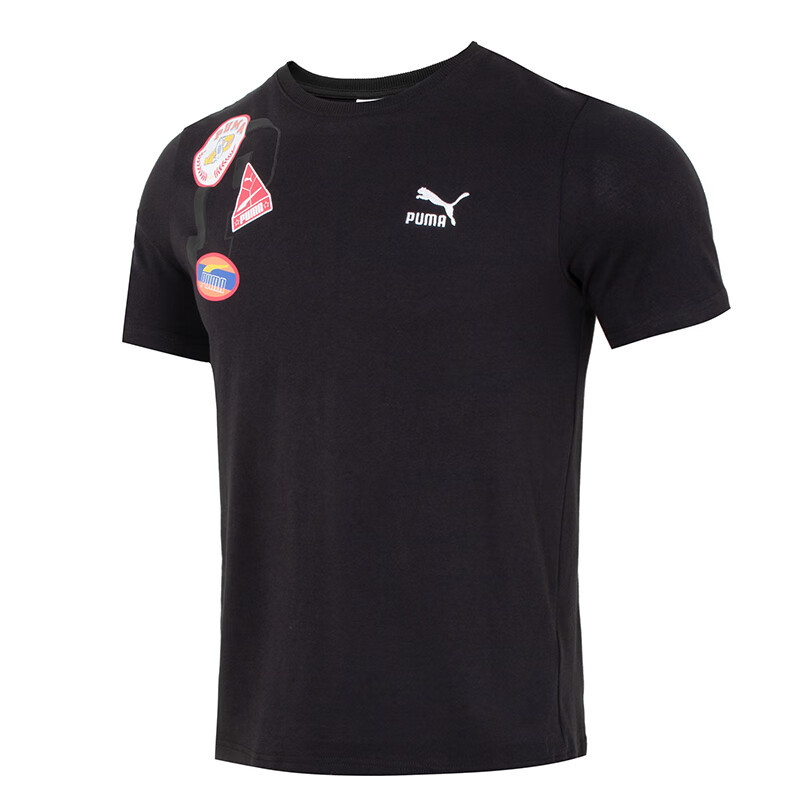 彪马(Puma)男装 2023夏季新款运动服健身训练潮流时尚舒适透气圆领短袖T恤 623250-01
