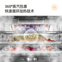 优好(UOHO)一体式集成灶厨房环保灶一体灶台侧吸式抽油烟机燃气灶消毒柜套装/液化气集成灶