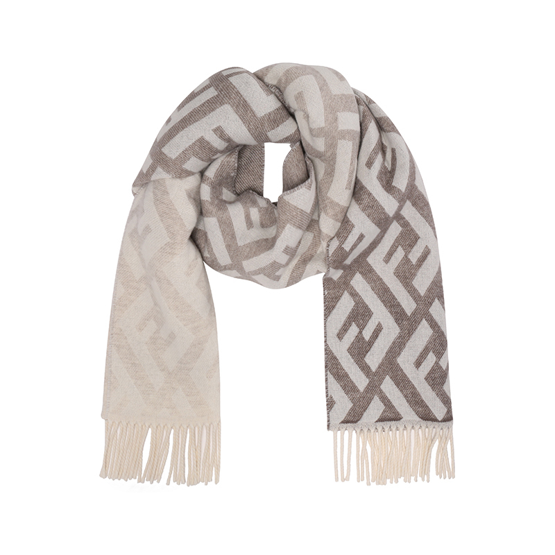 芬迪fendi女士羊绒超大双面保暖围巾fxt363alsw