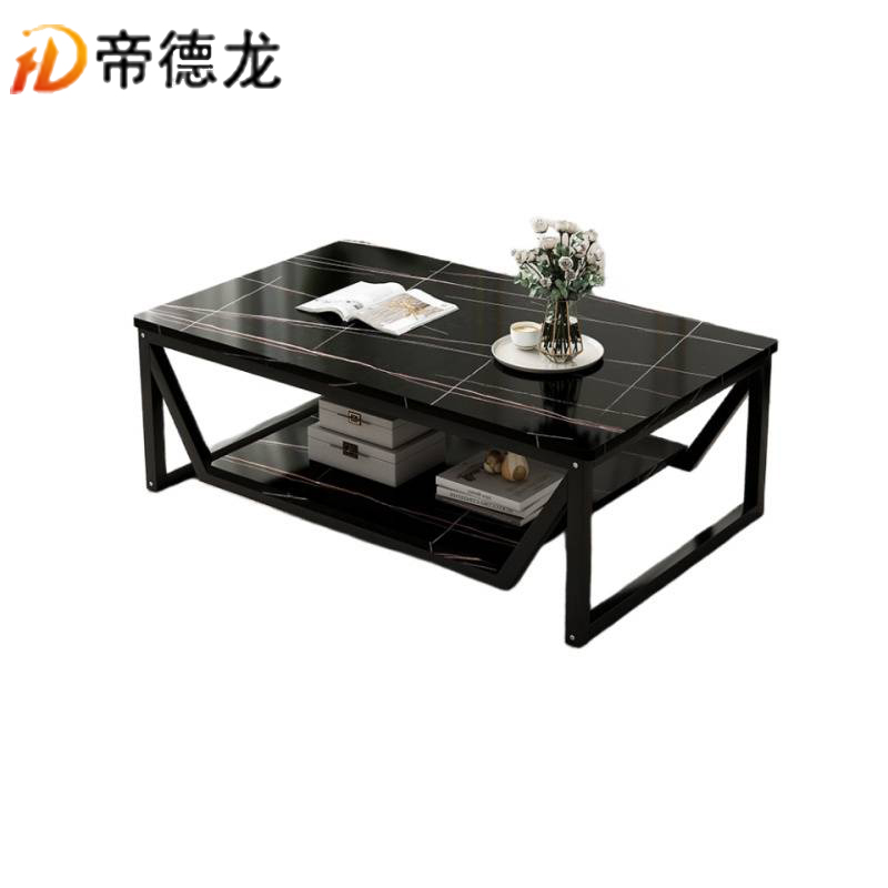 帝德龙茶几茶桌双层储物茶台CJ-C6 1000*600*440mm高清大图