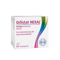 HEXAL德国奥利司他排油丸胶囊 瘦身塑身排油素瘦腿霜膳食营养补充剂 排油丸1盒装84粒(1个月的量)