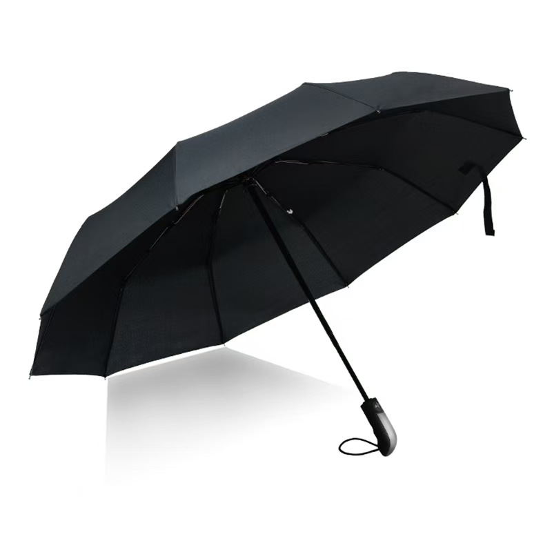 鲸轩 YS911 折叠雨伞 (计价单位:把)黑色高清大图