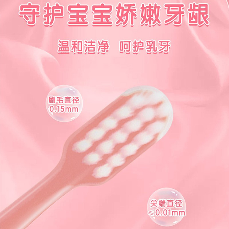 冷酸灵汪汪队联名款儿童牙刷 2-12岁儿童适用 天天*2支+阿奇*2支 软毛儿童牙刷 苏宁超市自营 正品保证