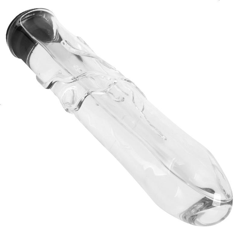 水茎玻璃水晶阳具AV棒男女通用器具G点后庭高潮肛塞女性自慰棒