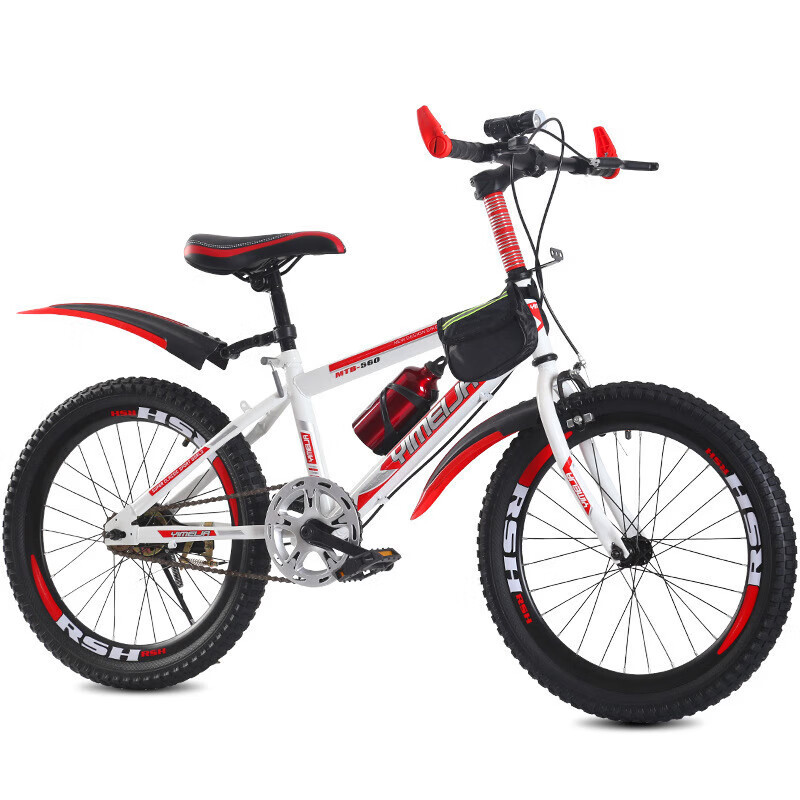 新款儿童学生自行车20 22 24寸男女通用7-12岁单速脚踏车