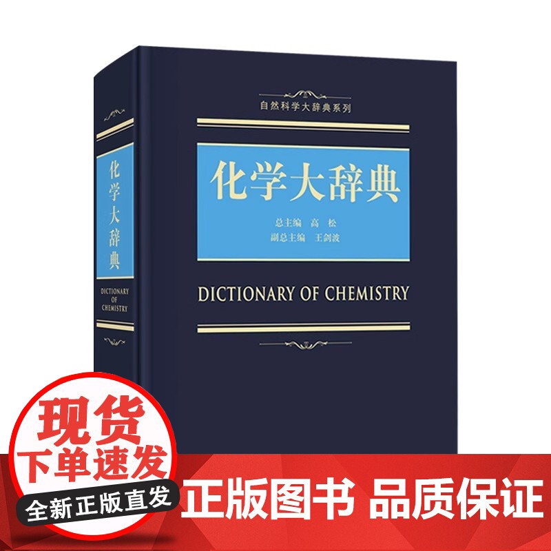 化学大辞典 自然科学大辞典系列 综合性化学 辞典使用图书 常用基础重要名词术语 化学学科指导用书 高松 王剑波编 科学出高清大图