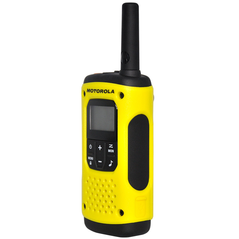 摩托罗拉(MOTOROLA)T92【两只装】公众对讲机旅行防水可浮在水面的防汛对讲机 免执照无线手持手台 黄色