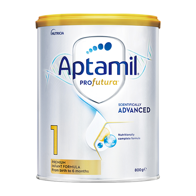 有效期到28年1月-Aptamil 澳洲爱他美 白金版 (土豪金) 1段 婴幼儿配方奶粉(0-6个月) 800g