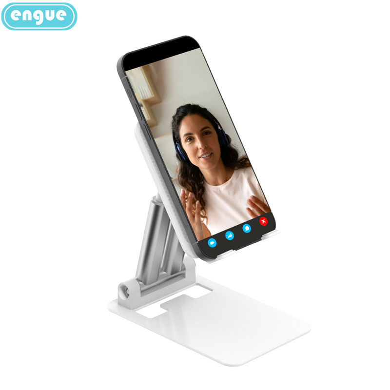 engue恩谷铝合金伸缩桌面支架 EG-06S 白色高清大图