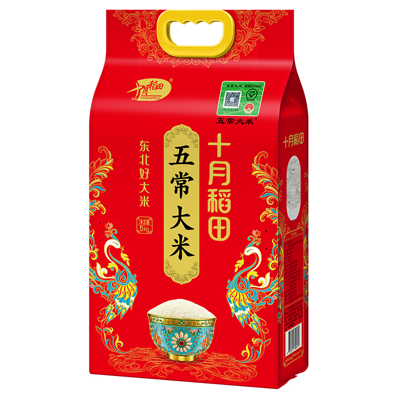 十月稻田 政府溯源五常大米SYDT5kg / 袋
