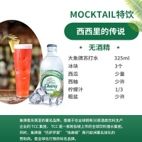 象牌Chang苏打水325ml 大象水 无糖苏打水气泡水汽水 泰国进口 单瓶
