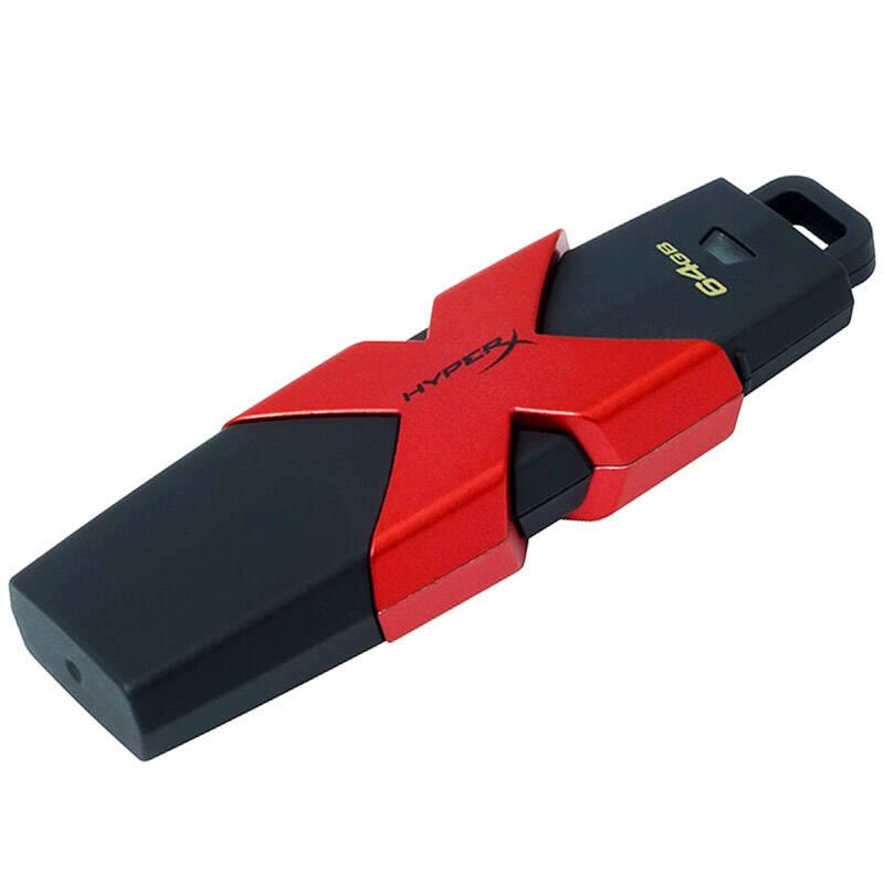 金士顿(Kingston)64GB U盘 HXS3 读350MB/s写180MB/s USB3.1高速闪存盘
